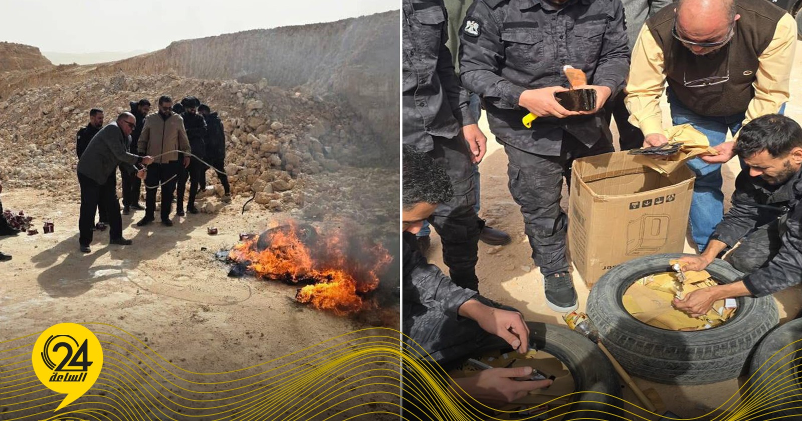 ليبيا – تمكنت مباحث جنايات درنة من ضبط كمية من مخدر الكوكايين والحشيش والخمور والأقراص المخدرة