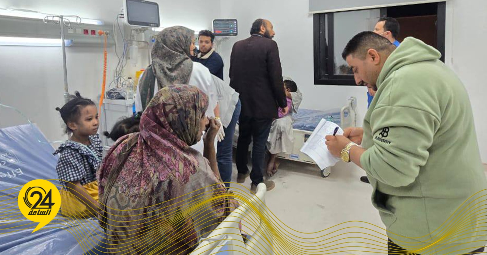 ليبيا – مستشفى الكويفية يستقبل 17 شخصا مصابين بحالات اختناق إثر حريق بسيدي خليفة