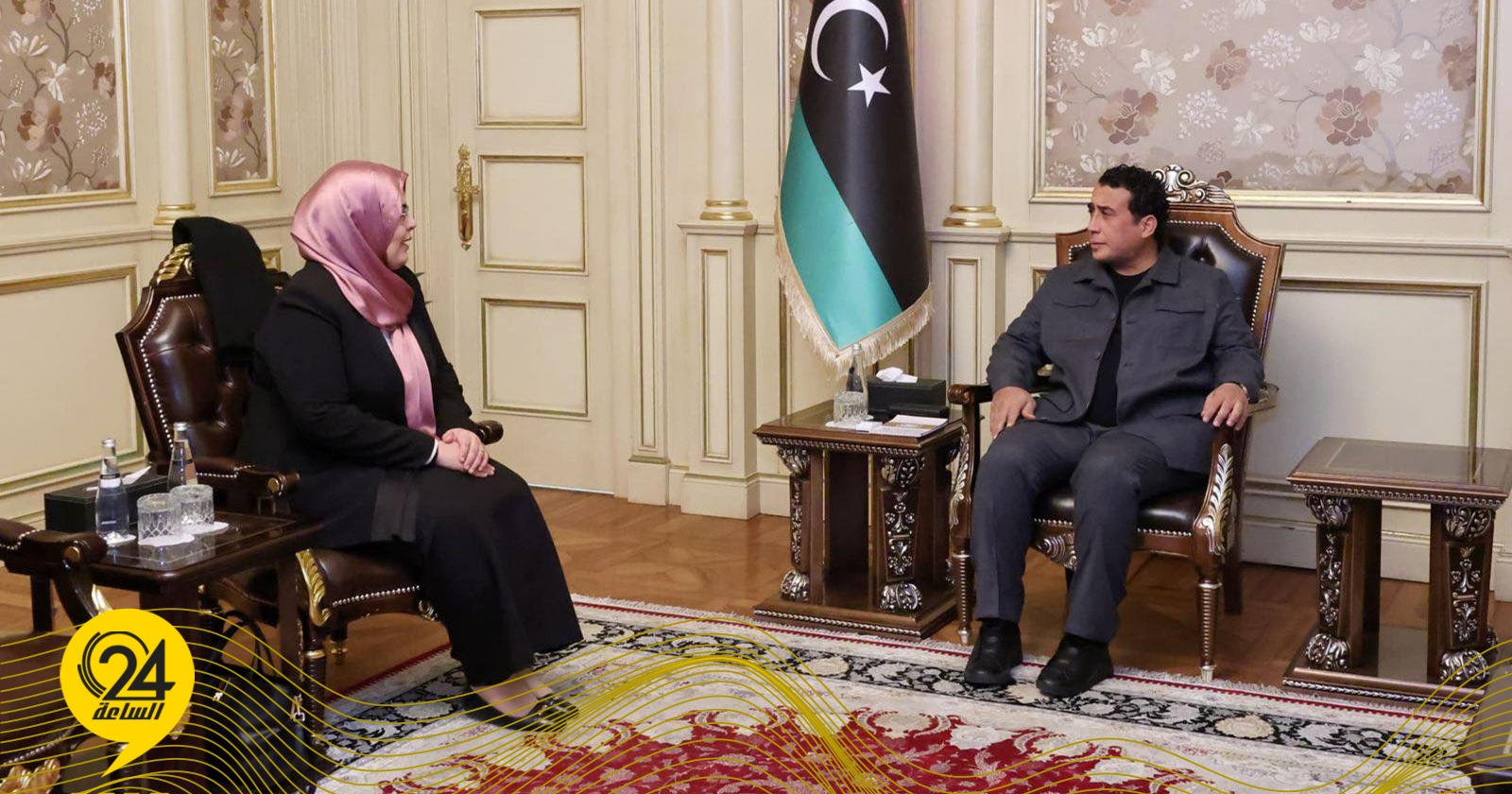 ليبيا – المجلس الرئاسي: حليمة أكدت للمنفي تجاوبها مع حرصه على تطوير القضاء