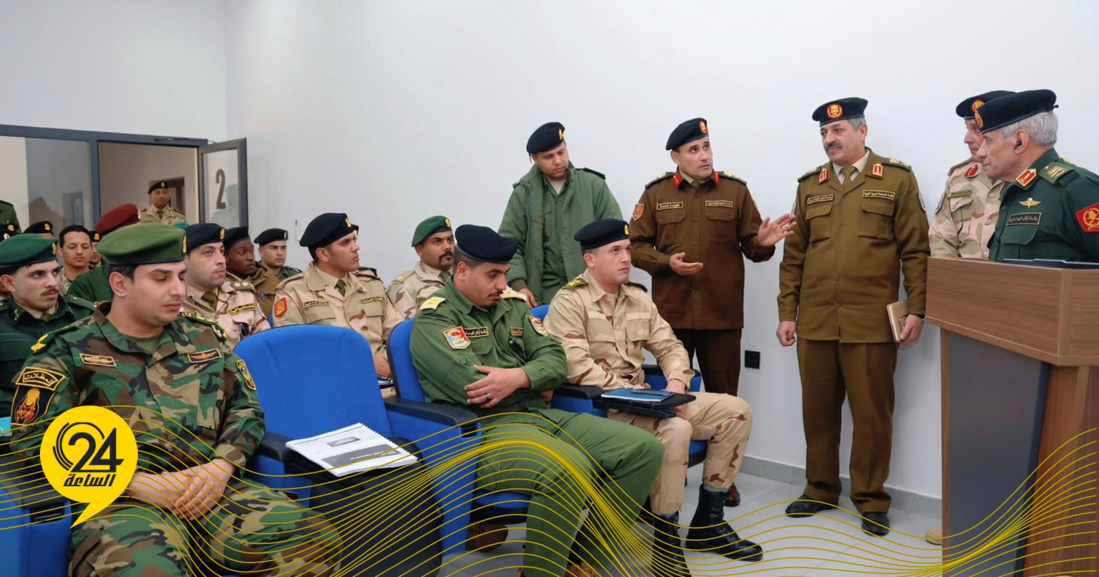 ليبيا – رئيس الأركان: الدورات التدريبية مستمرة لتعزيز منظومة القيادة والسيطرة