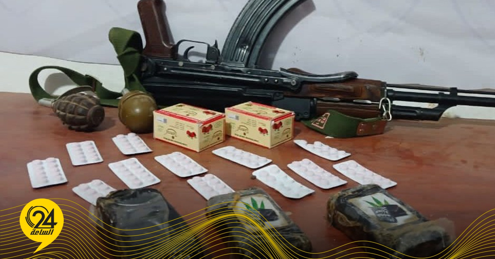 ليبيا – القبض على مطلوب بحوزته كمية من المواد المخدرة وسلاح ناري في سبها