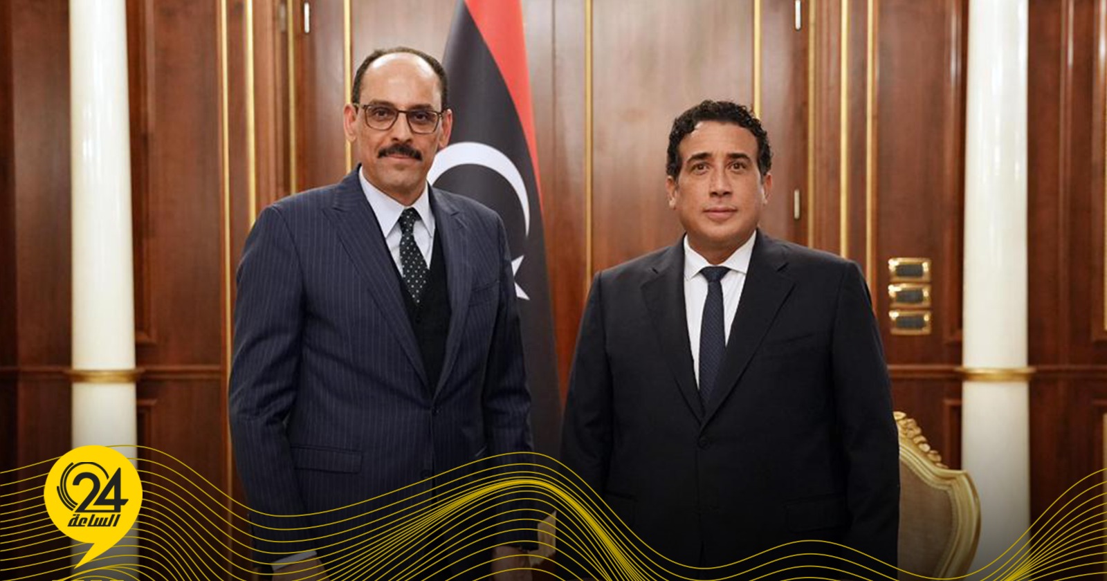 ليبيا – رئيس المخابرات التركية يقدم للمنفي إيجازا عن تطورات الطائرة المنكوبة