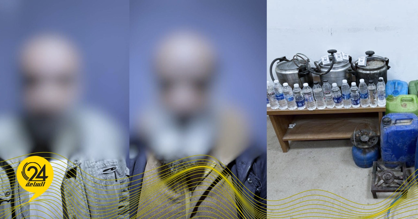 ضبط متهمان بتصنيع وبيع الخمور في بنينا