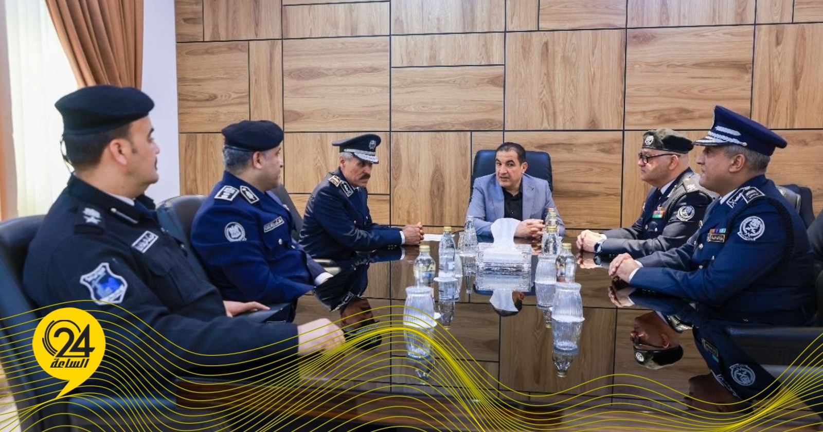 ليبيا – أبو زريبة يعقد اجتماعا لمتابعة مشاريع وتطوير البنية التحتية بوزارة الداخلية