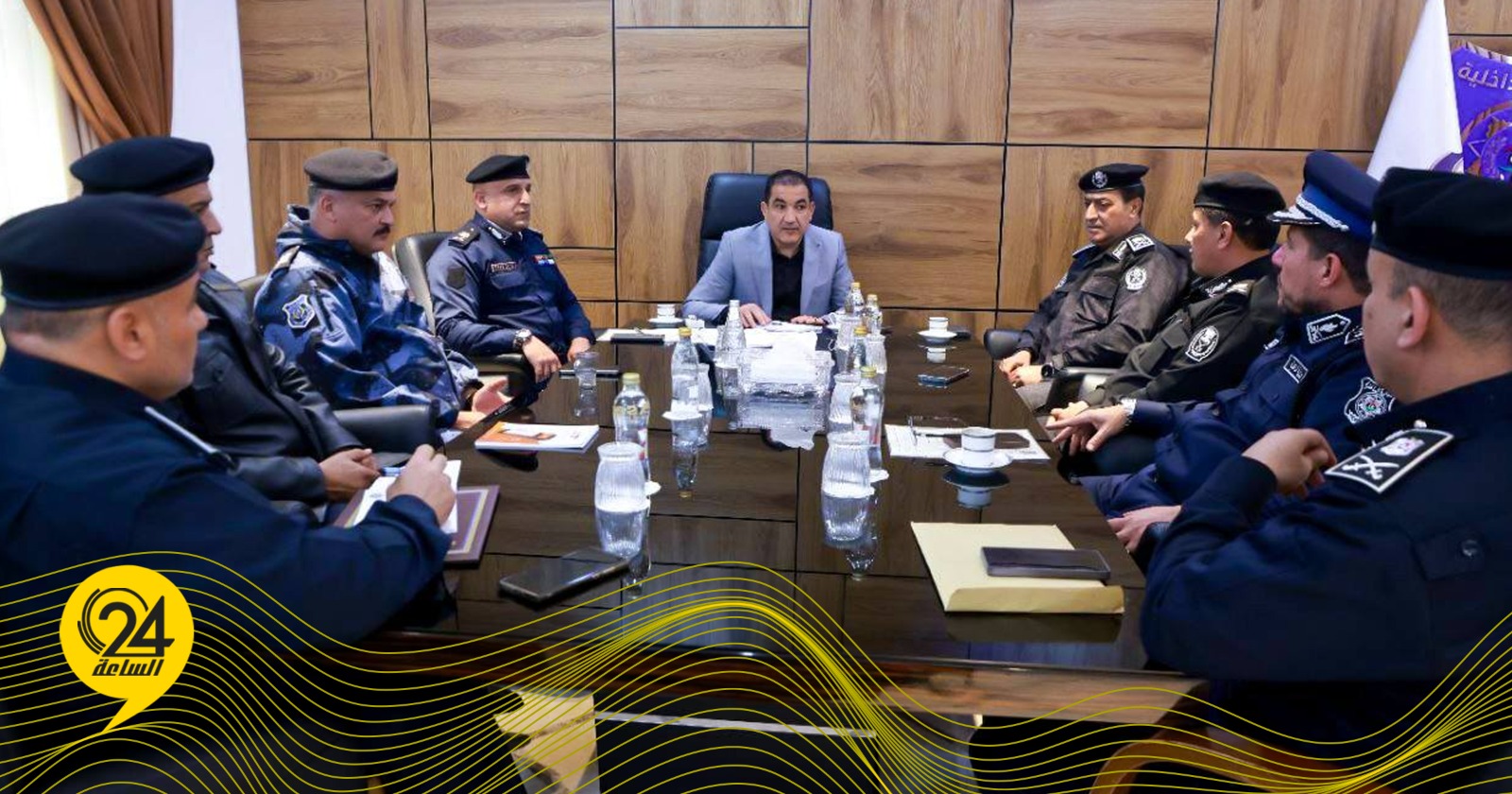 أبوزريبة يترأس اجتماعًا أمنيًا موسعًا لتعزيز التنسيق بين مكونات وزارة الداخلية