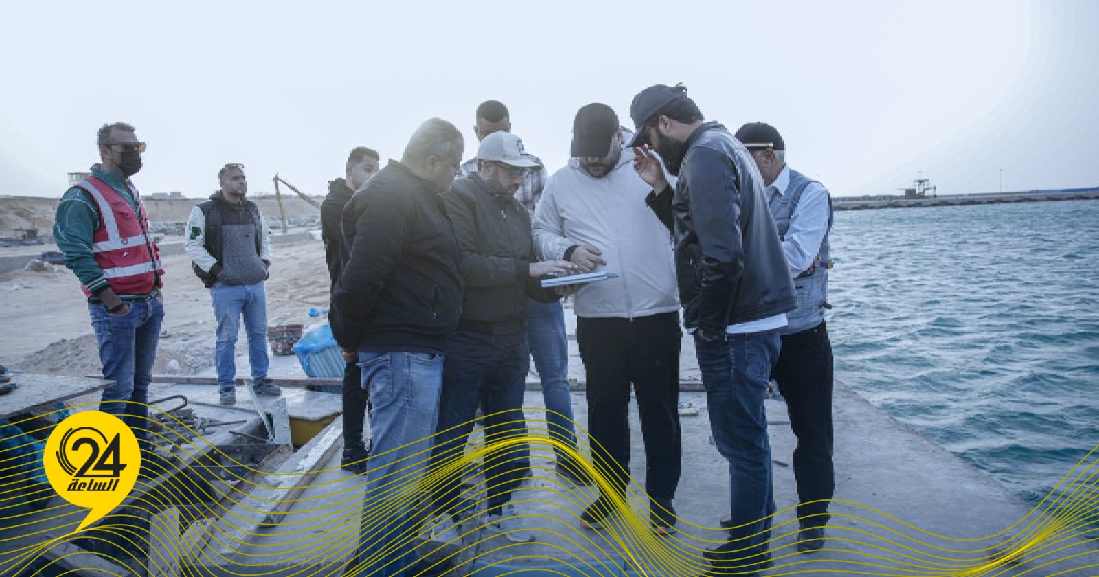 ليبيا – زيارة تفقدية لمدير الوكالة الوطنية للتنمية لمتابعة أعمال المنطقة الحرة بسرت