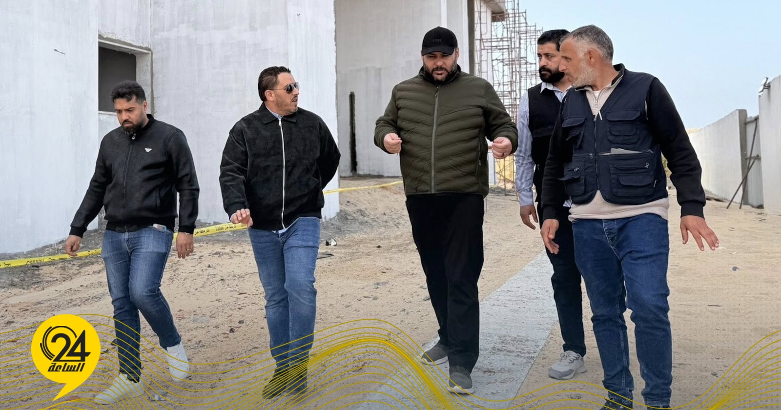 ليبيا – جولة تفقدية لمتابعة أعمال إنشاء مدرسة الشهيد فتحي ميلود بسرت.