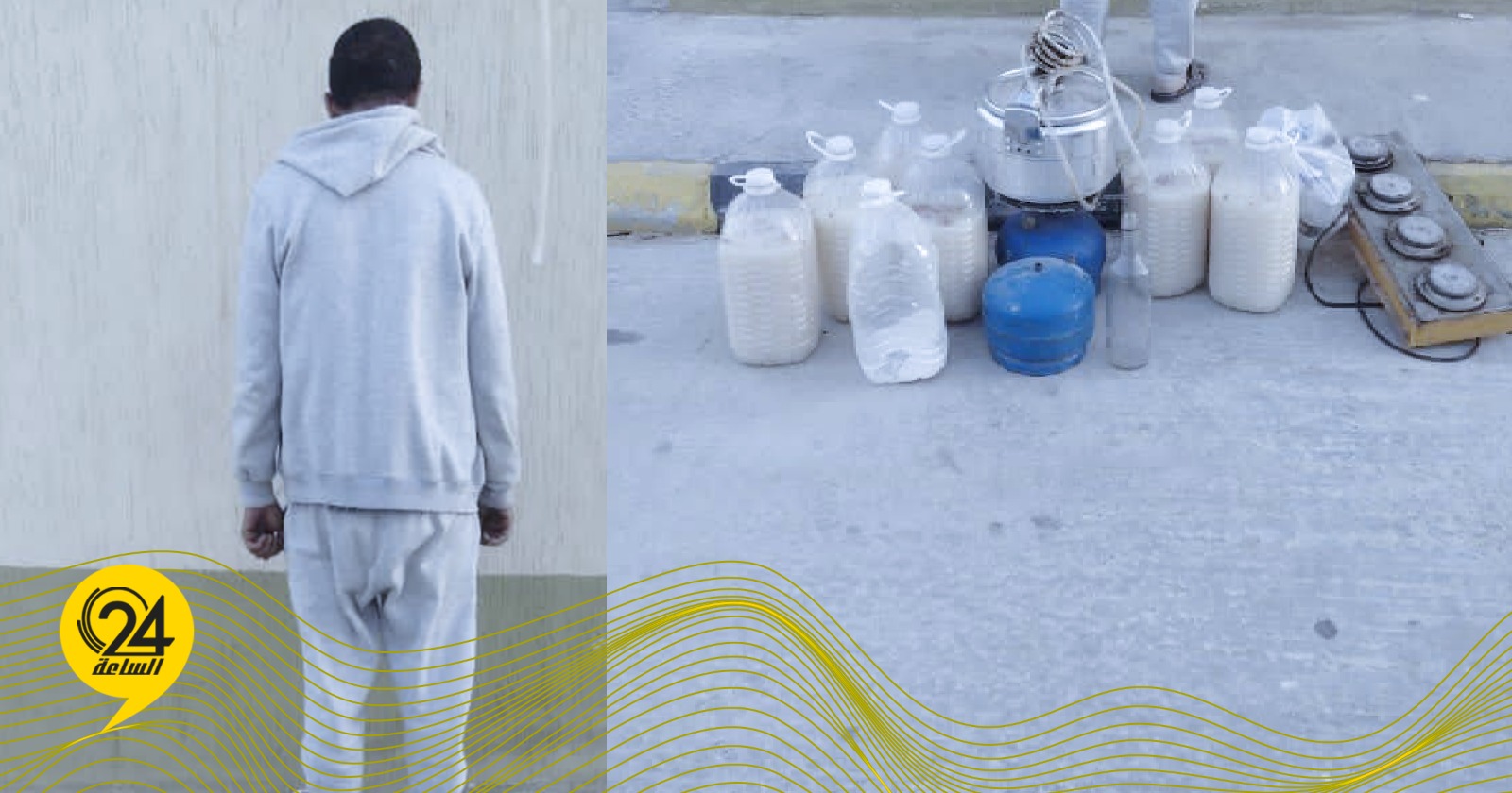 ليبيا – البحث الجنائي: القبض على شخص يدير مصنعاً للخمور في ودان استعداداً لعيد الفطر