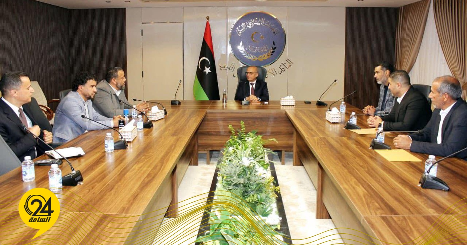 اللافي: عمداء بلديات الزاوية الكبرى قدموا لي إحاطة عن مستوى الخدمات المقدمة للمواطنين. #الساعة24 