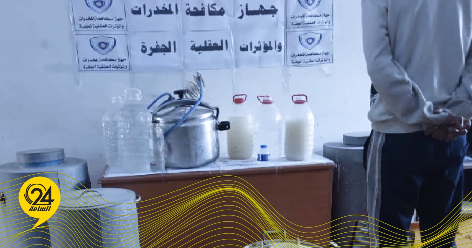ليبيا – الاستيلاء على مصنع خمور محلي ومعدات تصنيع في الجفرة
