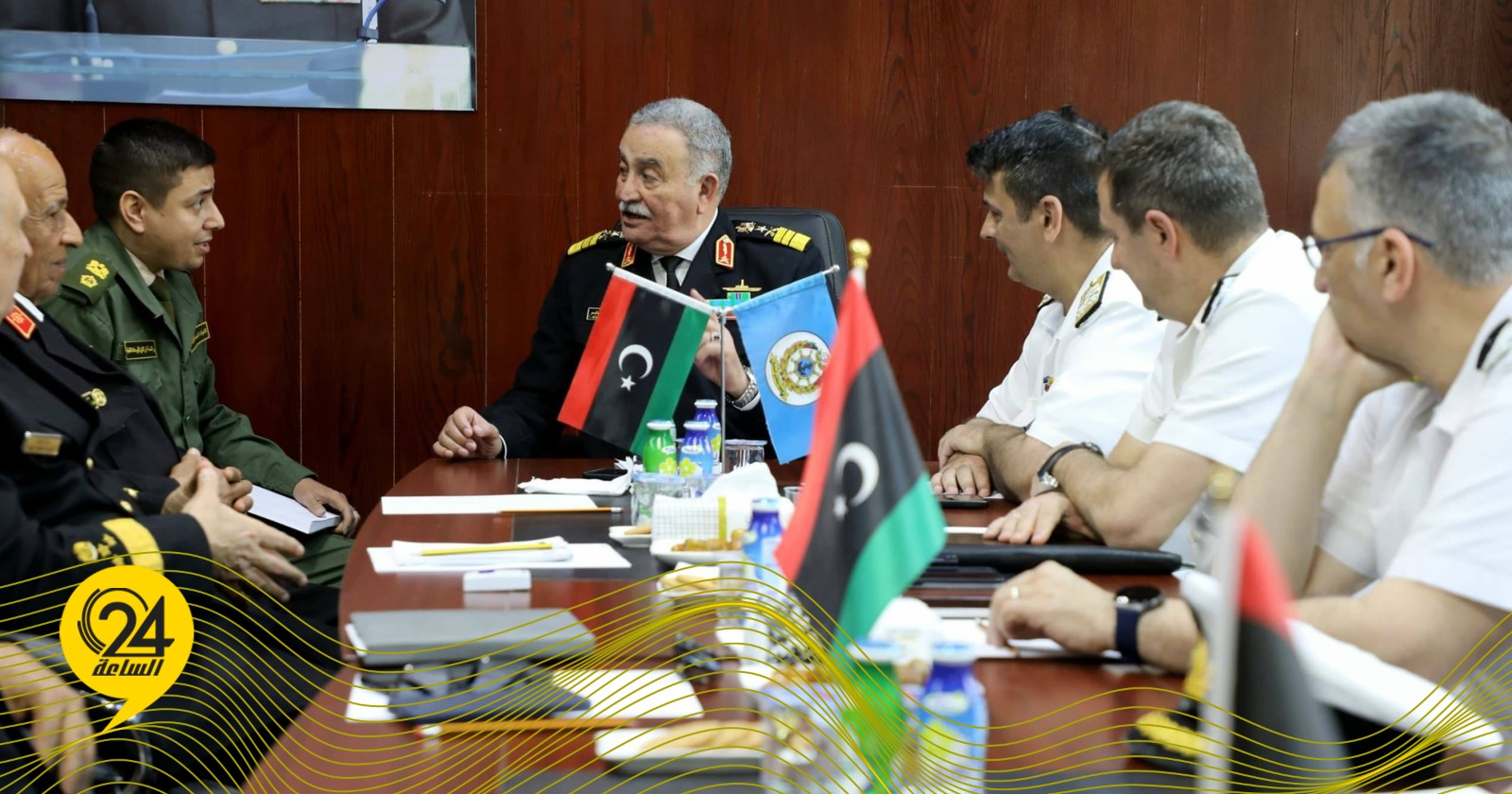 الصابر ورئيس “حرس السواحل اليوناني” يبحثان التعاون بمجالات التدريب