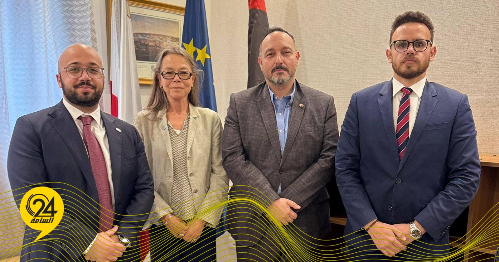 ليبيا – النائب تيته يبحث مع سفير مالطا الحوكمة الاقتصادية وملف الهجرة