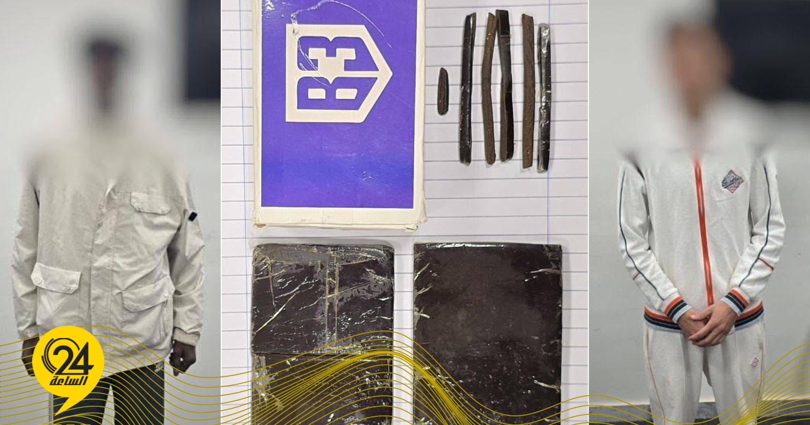 البحث الجنائي يضبط مروجي مخدرات في الماجوري بحوزتهما حشيش