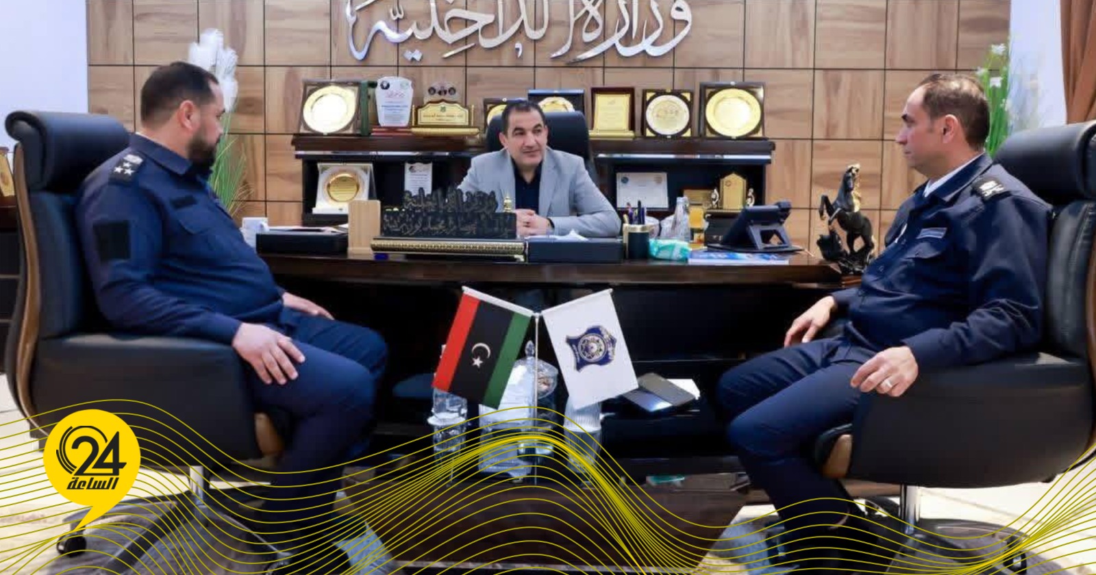 أبوزريبة يتابع جهود تنظيم العمالة الوافدة وتنفيذ بطاقة الحصر الأمني. #الساعة24 