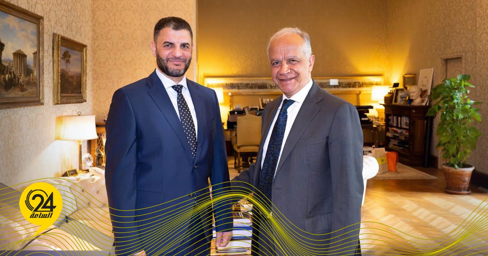 الطرابلسي يبحث مع نظيره الإيطالي أوضاع الليبيين الموقوفين في سجون روما