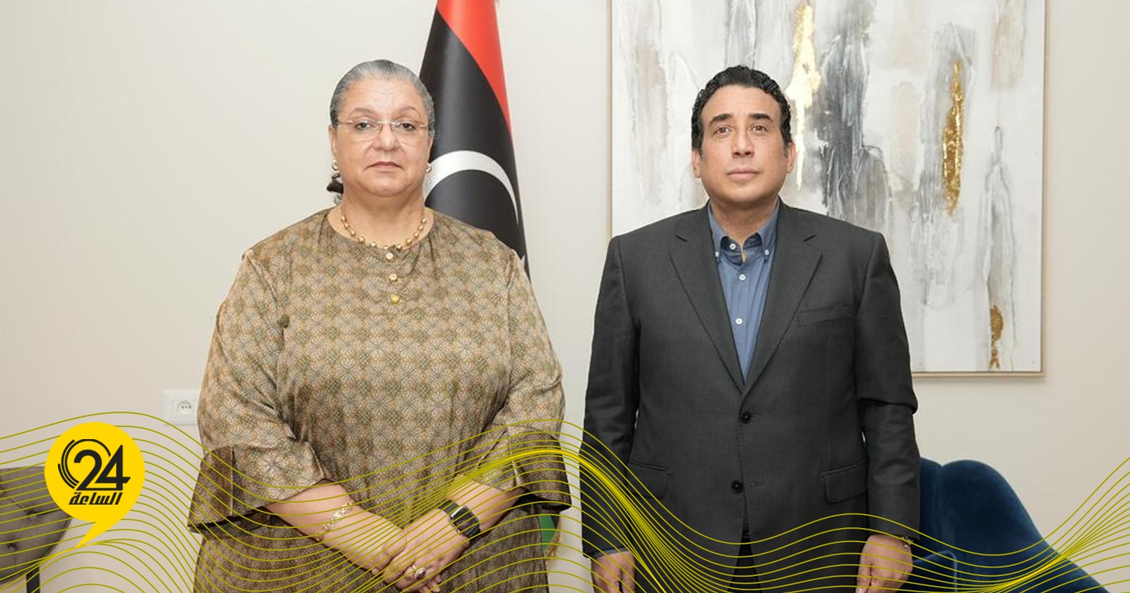 “المنفي” يبحث مع “تيتيه” مستجدات المشهد السياسي