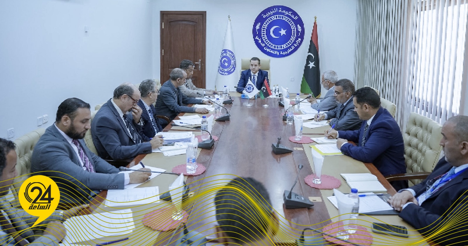 ليبيا – الحوايج يترأس الاجتماع الدوري السابع لمدراء الدوائر السياسية بوزارة الخارجية