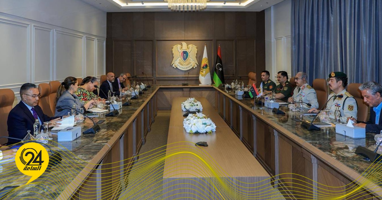ليبيا – البعثة الأممية: تيتي أطلع المشير حفتر على التقدم المحرز في الحوار المنظم ليبيا – البعثة الأممية: تيتي أطلع المشير حفتر على التقدم المحرز في الحوار المنظم