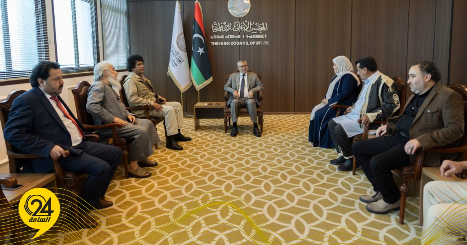 ليبيا – تاكلا يبحث مع وفد مدينة المرج شروط الخدمة وسبل معالجتها