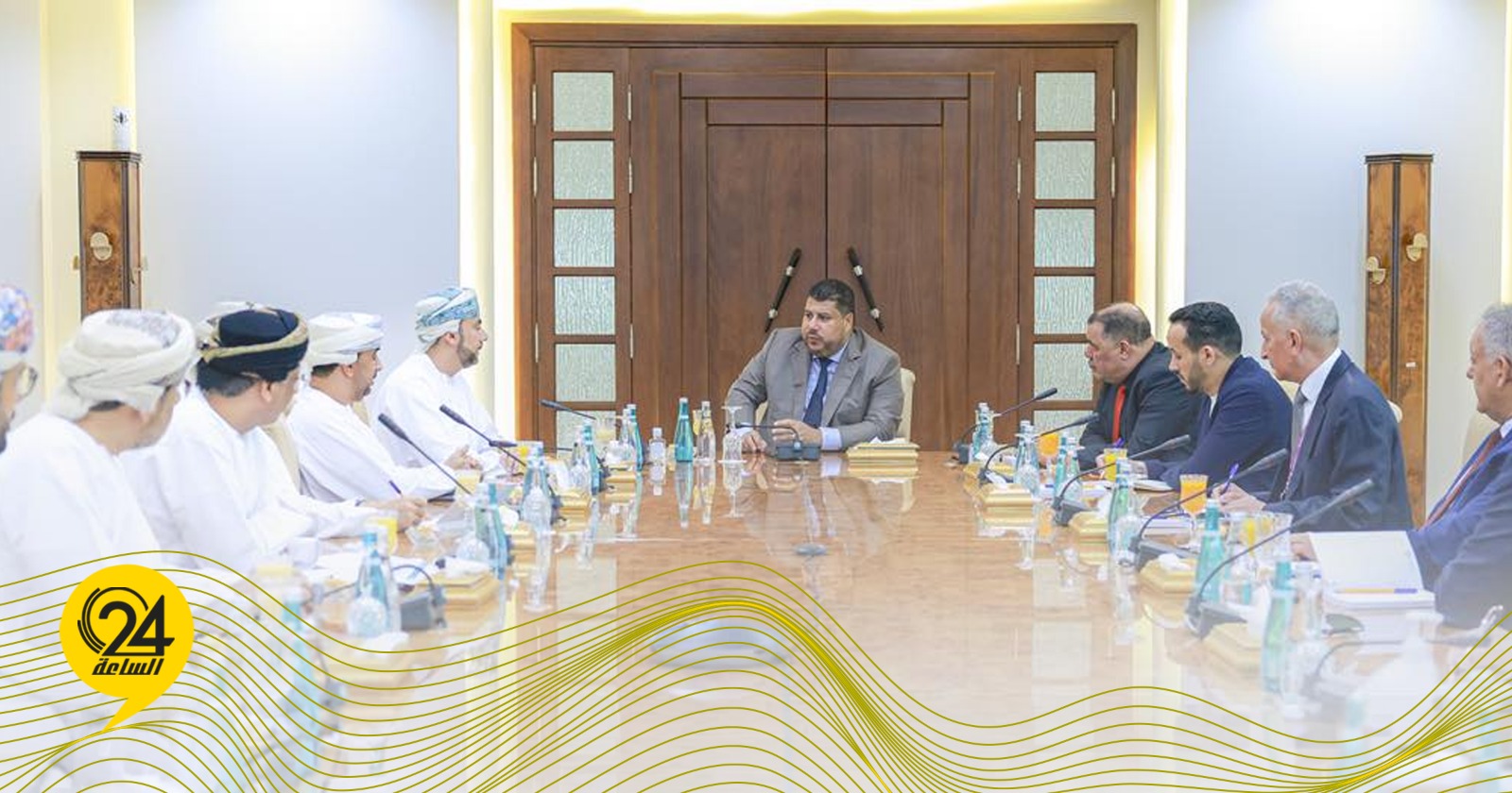 سليمان يبحث مع وفد عماني فرص التعاون المشترك في مجالات النفط والغاز